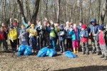 Участники объединения «Эверест» школы №2070 совершили поход-субботник